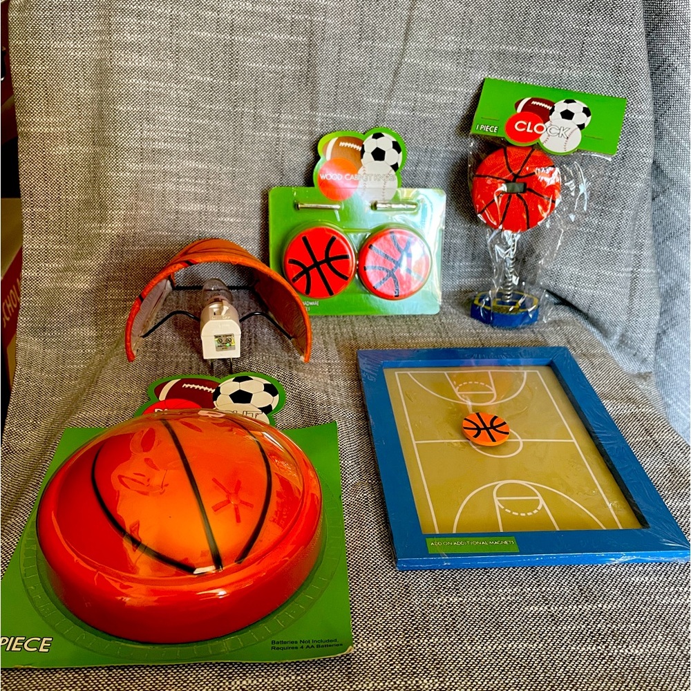 Set Of Basketball Accessories
